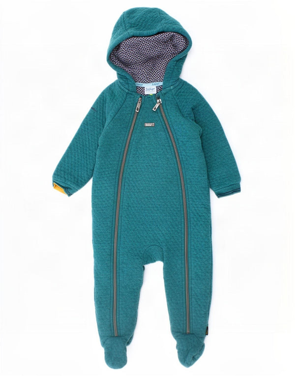 Ted Baker Tutina con cappuccio per neonato 9-12 mesi in cotone verde