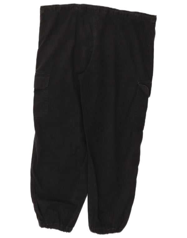 Pantaloni cargo St. Michael da donna Marks & Spencer UK 16 Large W38 L27 Neri