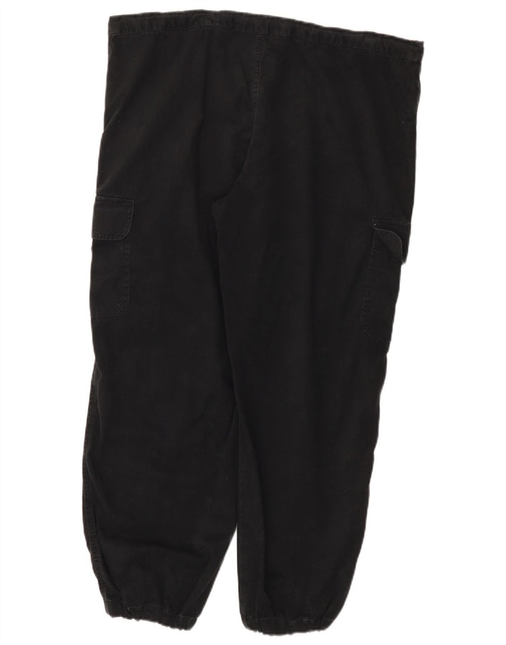 Pantaloni cargo St. Michael da donna Marks & Spencer UK 16 Large W38 L27 Neri