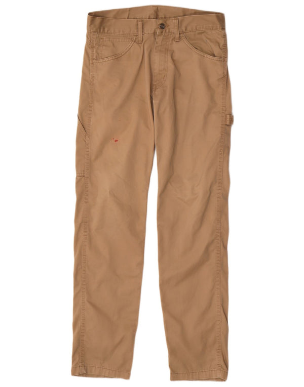 Pantaloni cargo dritti da uomo CARHARTT W29 L32 poliestere kaki