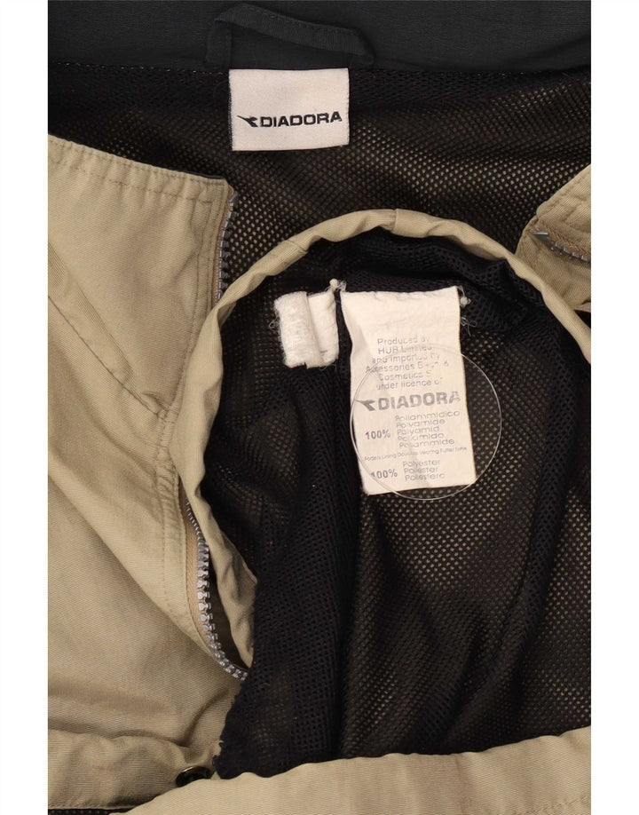 Giacca antipioggia da uomo Diadora UK 38 Medium Khaki Poliammide