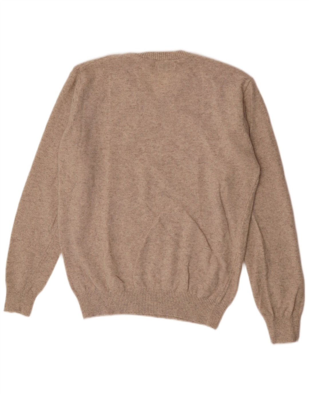 Maglione da uomo con scollo a V Lambretta, grande lana d'agnello beige