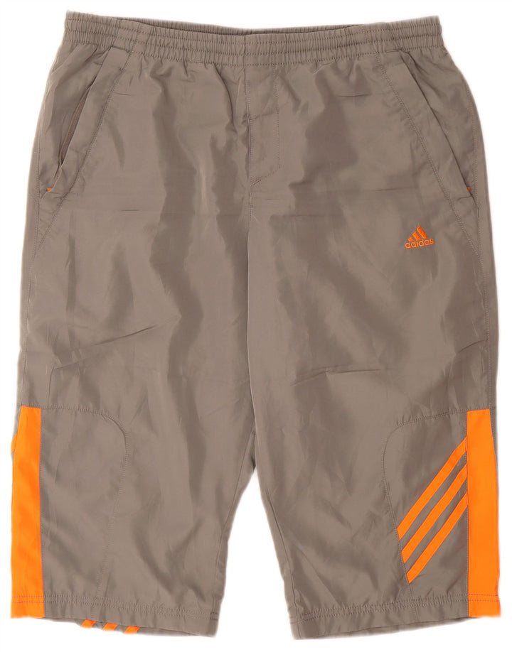 Pantaloncini sportivi Adidas Clima 365 Bermuda da uomo grigio medio color block