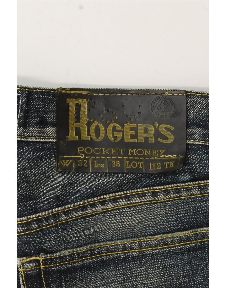 Jeans dritti da uomo ROY ROGERS W32 L30 cotone blu