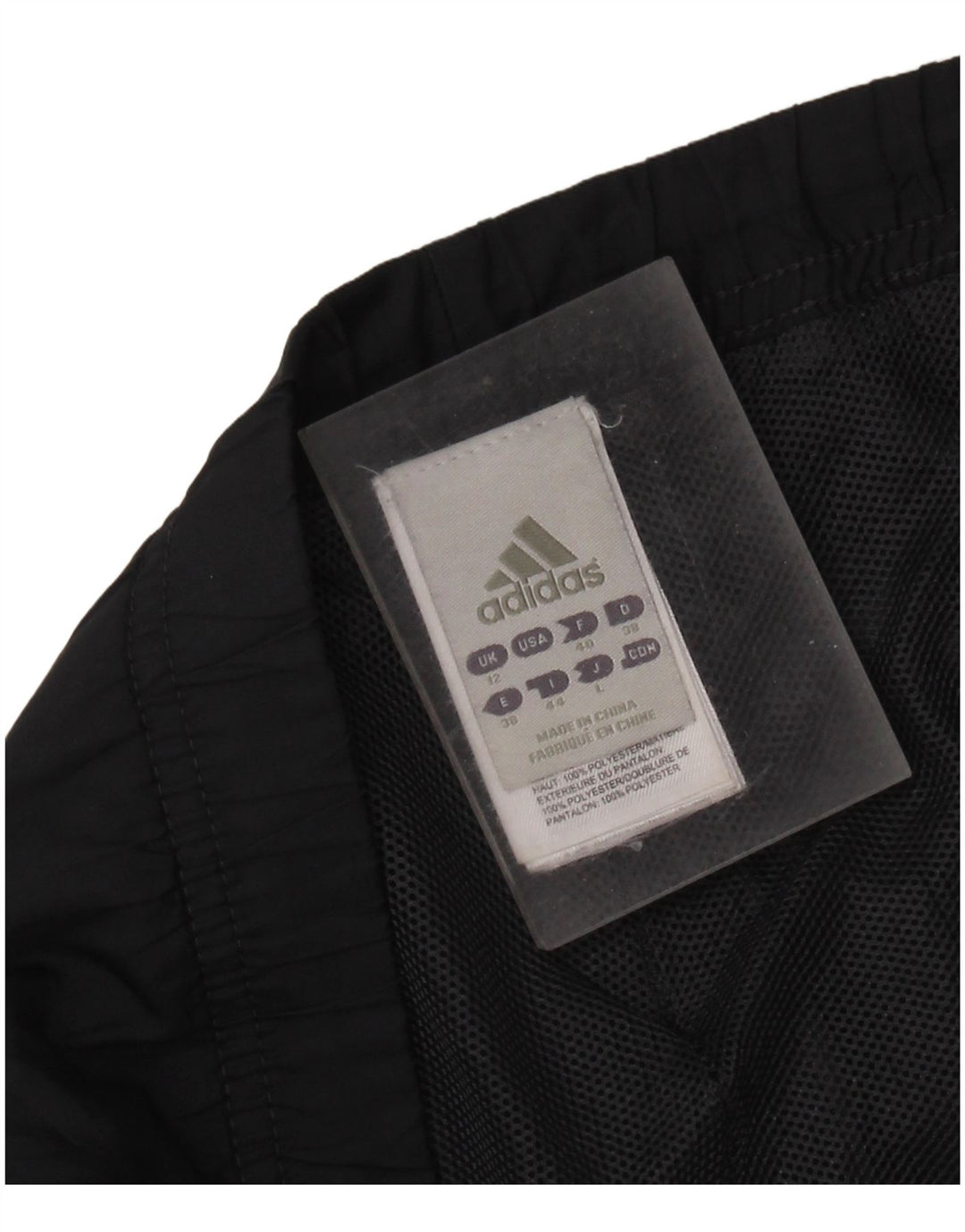 Pantaloni da tuta da donna ADIDAS UK 12 Medium Nero Poliestere