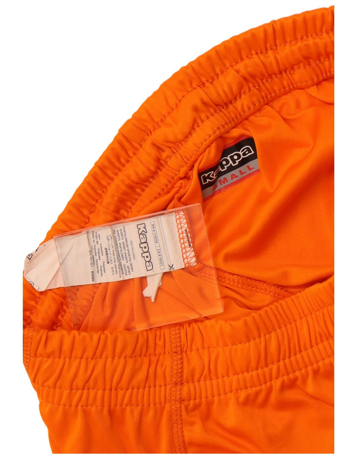 Pantaloncini sportivi grafici da uomo Kappa piccoli in poliestere arancione