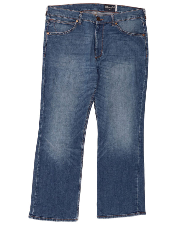 Jeans Wrangler da uomo Jacksville Bootcut W36 L30 cotone blu