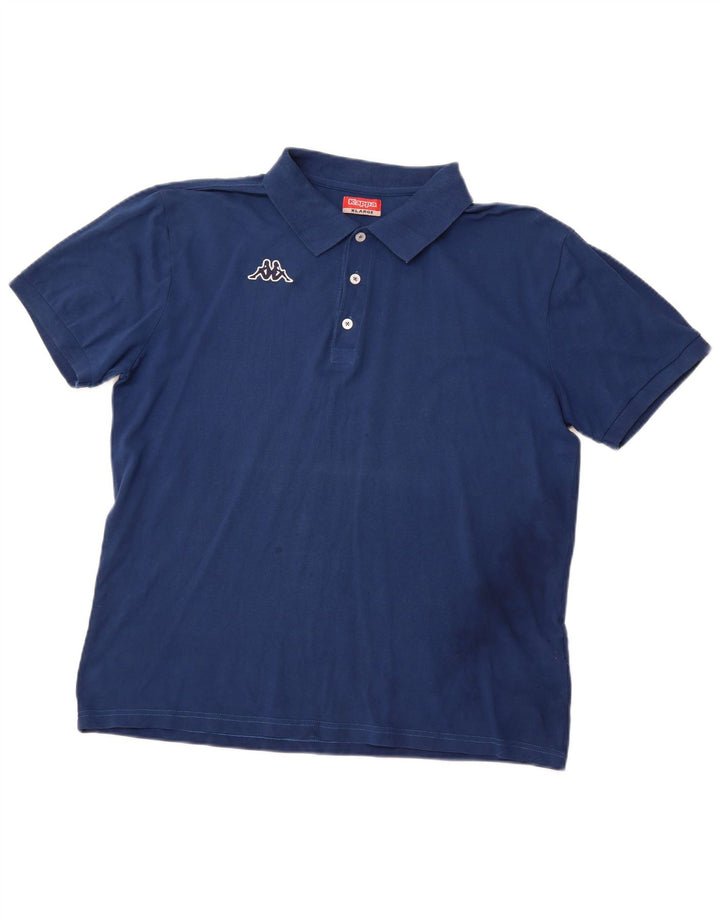 Polo KAPPA da uomo XL blu navy