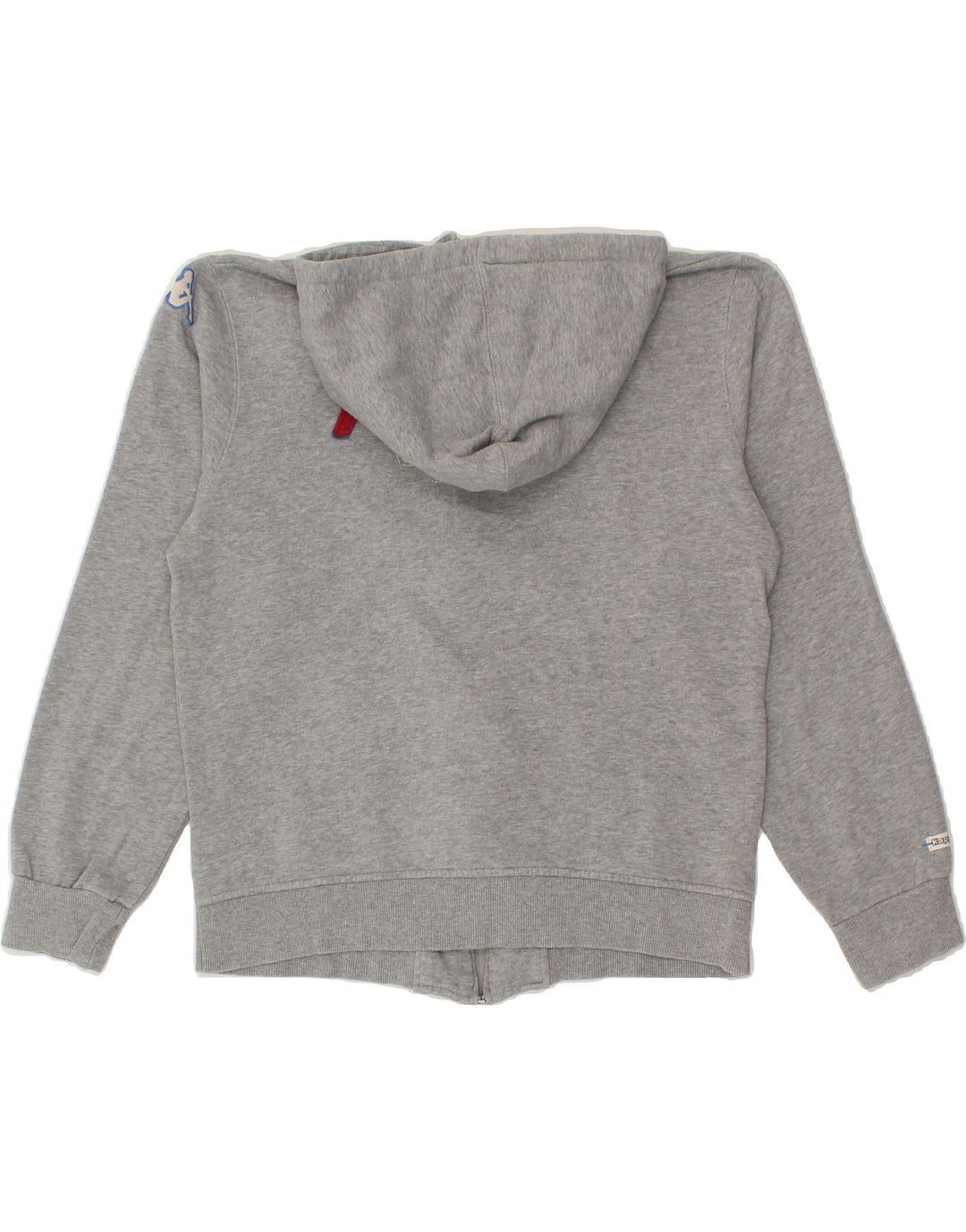 KAPPA Womens Zip Hoodie Sweater UK 16 Large Grey Vintage Kappa and Second-Hand Kappa from Messina Hembry 