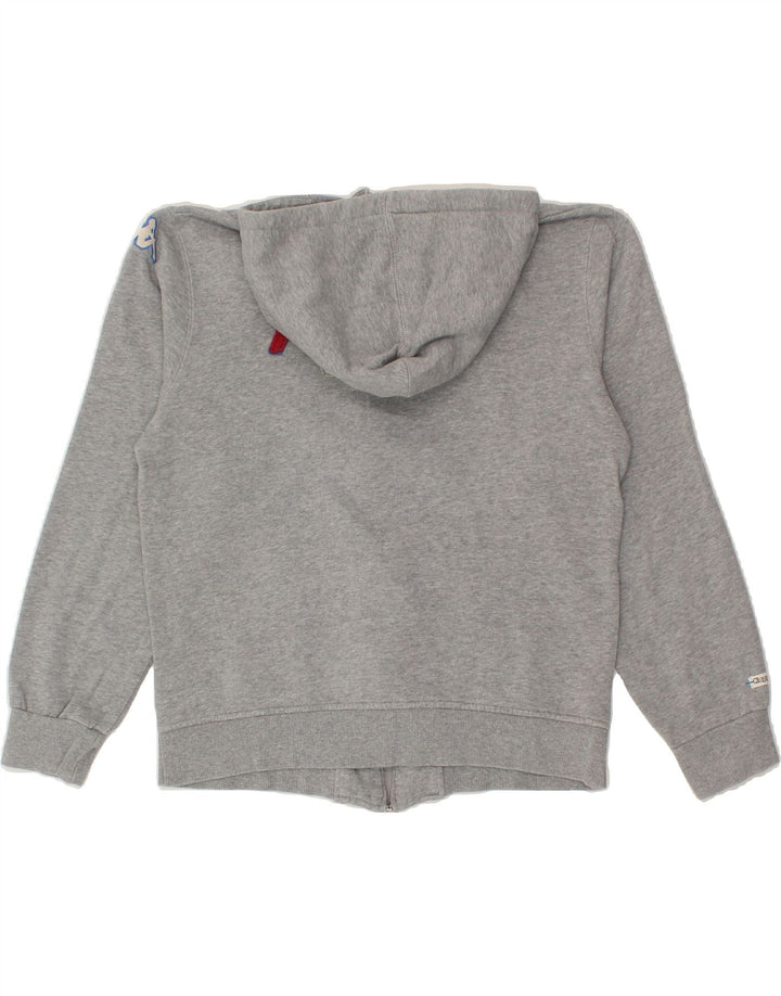 KAPPA Womens Zip Hoodie Sweater UK 16 Large Grey Vintage Kappa and Second-Hand Kappa from Messina Hembry 