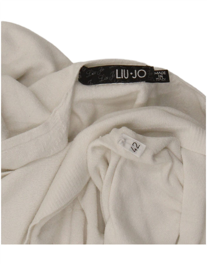 Top Donna Liu Jo Manica Lunga IT 42 Medio Bianco