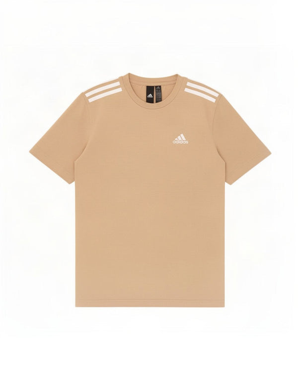 T-shirt da uomo Adidas Top XS in cotone beige