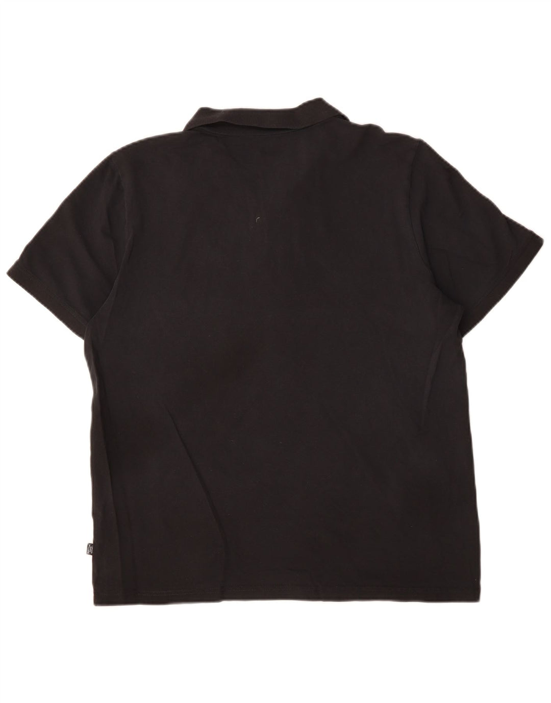 Polo PUMA da uomo grande in cotone nero