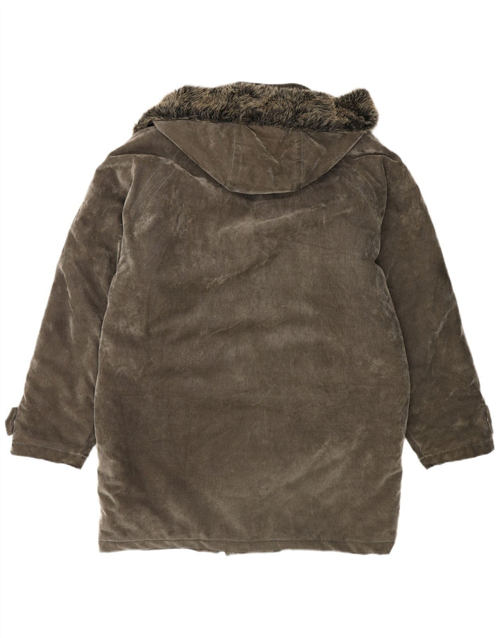 Giacca Parka da uomo con cappuccio Gianfranco Ferre UK 40 Large Grigio