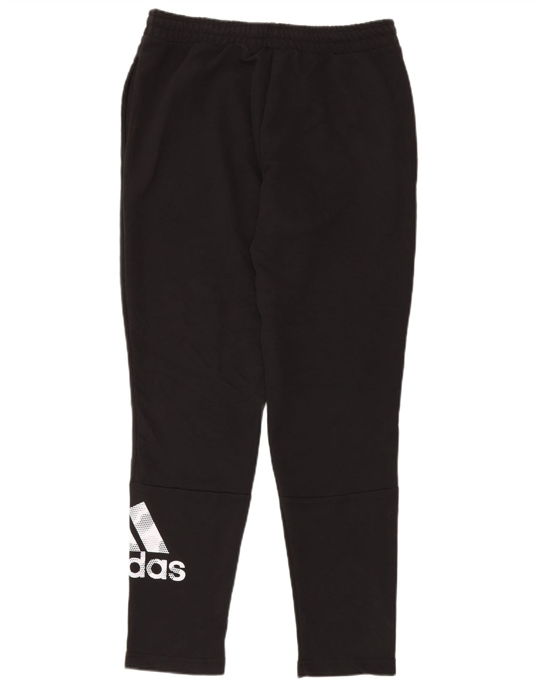 Pantaloni da tuta con grafica ADIDAS da uomo grandi in cotone nero