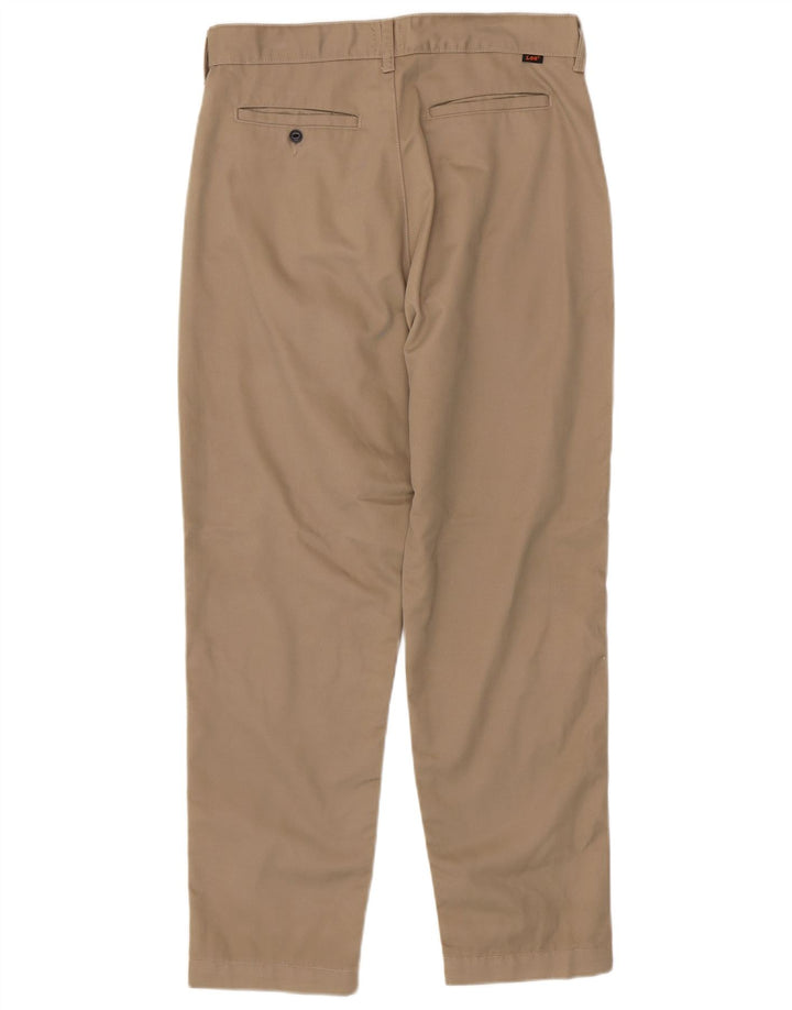 Pantaloni chino da uomo dalla vestibilità comoda LEE W30 L28 in cotone beige