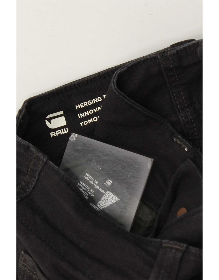 Pantaloni cargo slim da uomo G-Star W29 L32 cotone nero