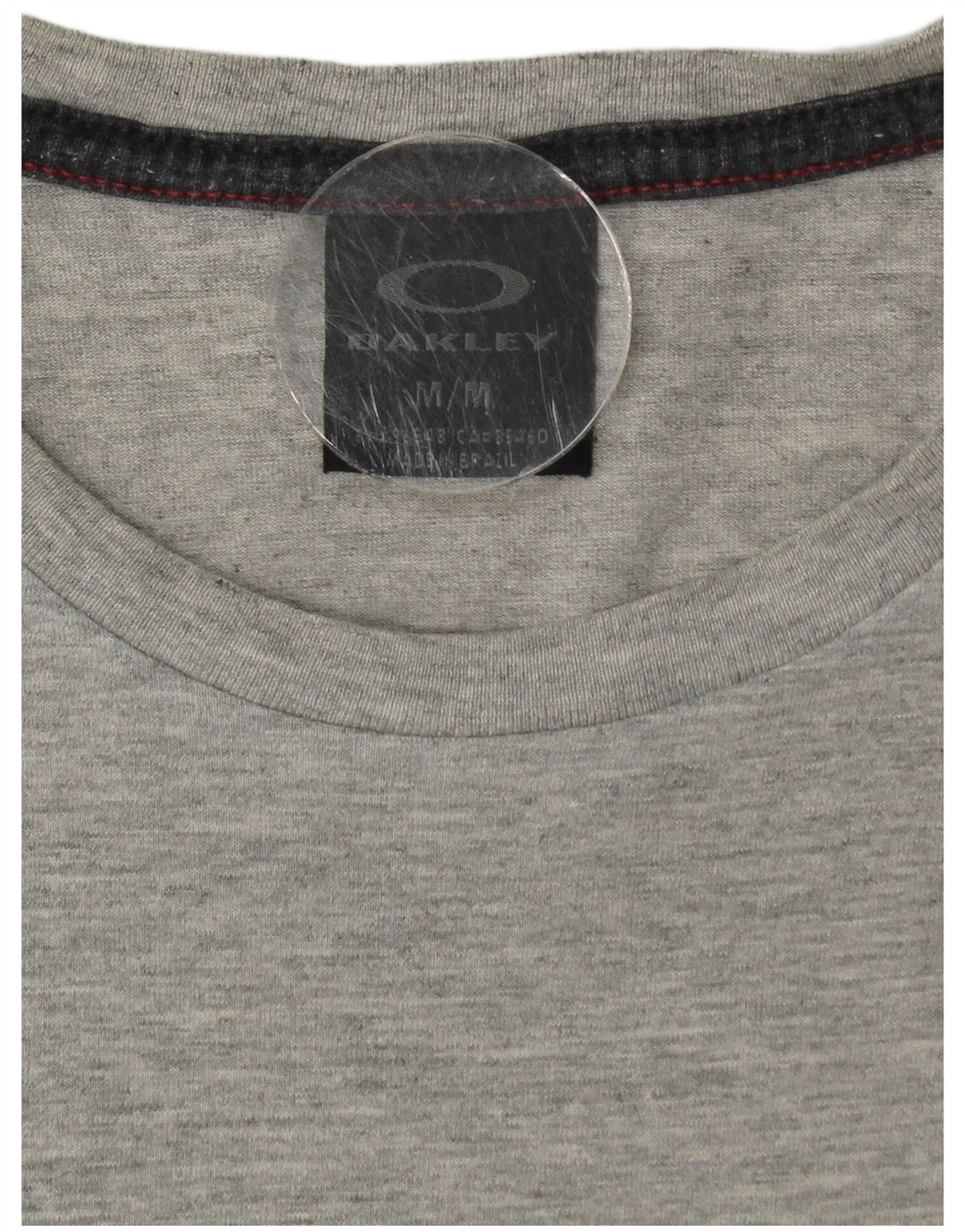 T-shirt da uomo Oakley Top in cotone color block grigio medio