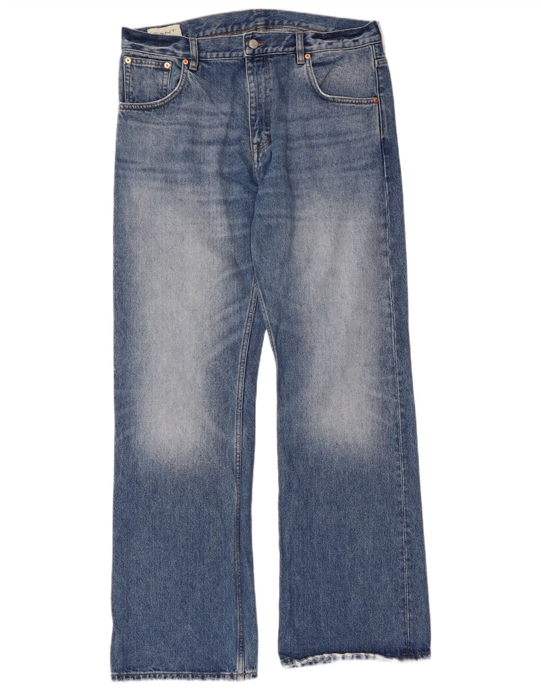 GANT Jeans Bootcut da Uomo W36 L34 Cotone Blu