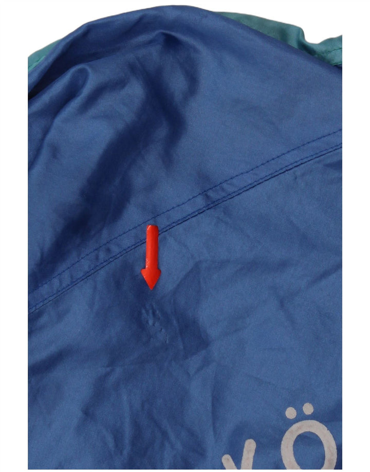 Giacca da ginnastica da uomo con vestibilità ampia grafica Erima, colore blu medio