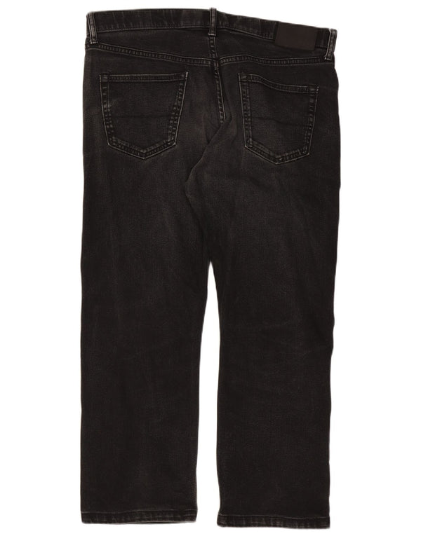 Marks & Spencer Mens Straight Jeans W36 L27 Black Cotton