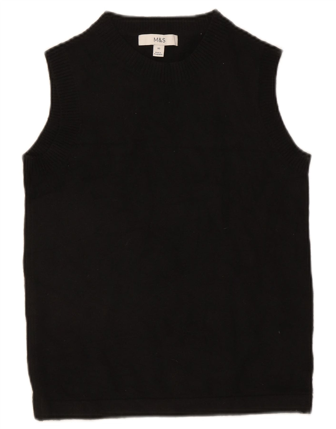 Canotta da donna Marks & Spencer UK 6 XS poliestere nero