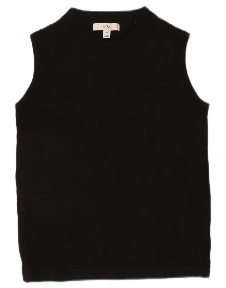 Canotta da donna Marks & Spencer UK 6 XS poliestere nero