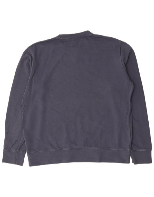 Felpa da uomo Marks & Spencer, grande, in cotone blu navy