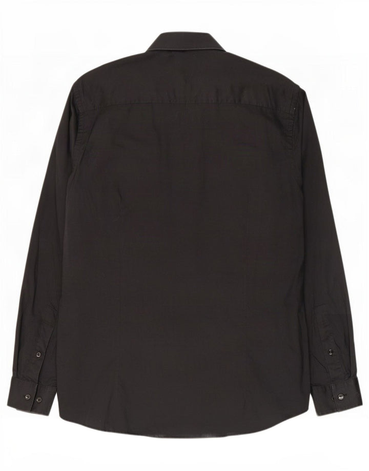 Camicia da uomo Calvin Klein taglia 42 grande nera