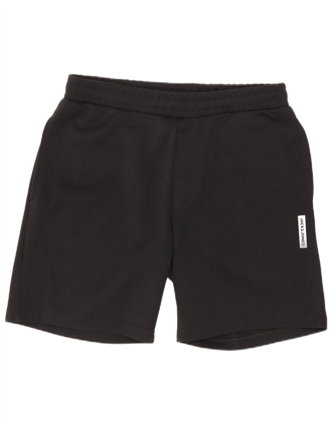 Pantaloncini sportivi regolari da uomo Jack & Jones, poliestere nero medio