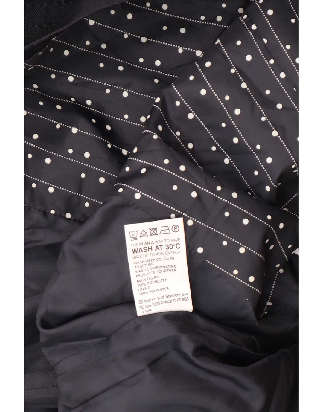 Giacca blazer a 1 bottone Marks & Spencer da donna UK 14 medio blu navy