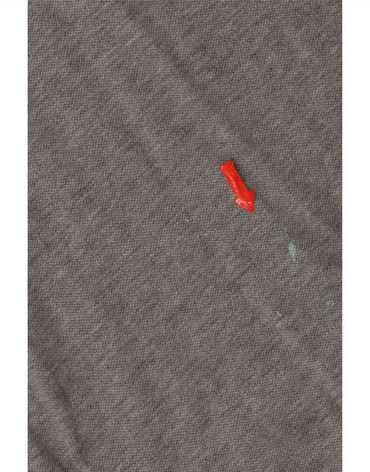 Polo Nike da uomo XL in cotone chiazzato grigio