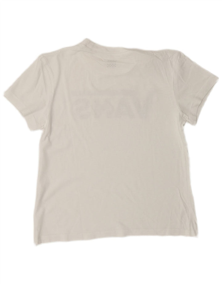 T-shirt grafica da donna VANS Top UK 6 XS Bianca
