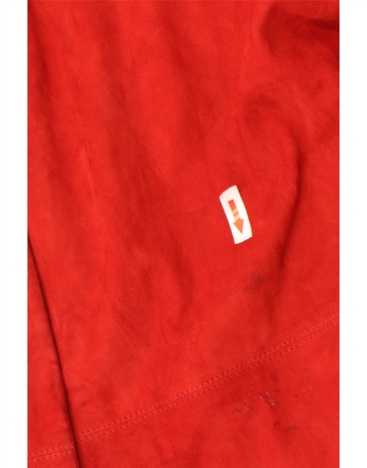 Camicia Donna Conbipel in Camoscio IT 44 Medio Rosso Pelle