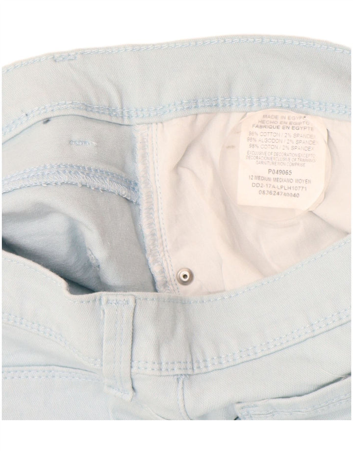 Pantaloni cropped da donna LEE US 12 Large W30 L25 cotone blu