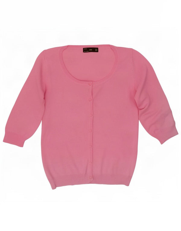Maglione cardigan a maniche corte da donna Zara UK 18 XL Rosa