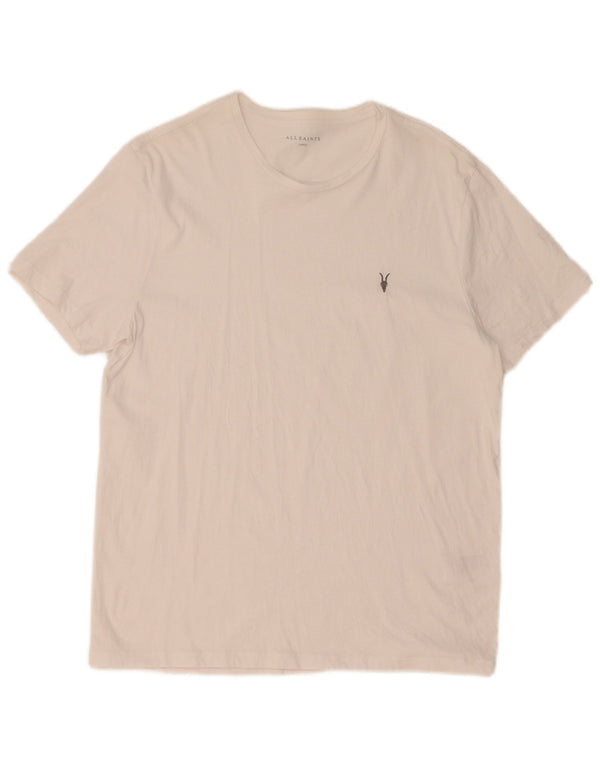 T-shirt da uomo All Saints Top grande in cotone bianco