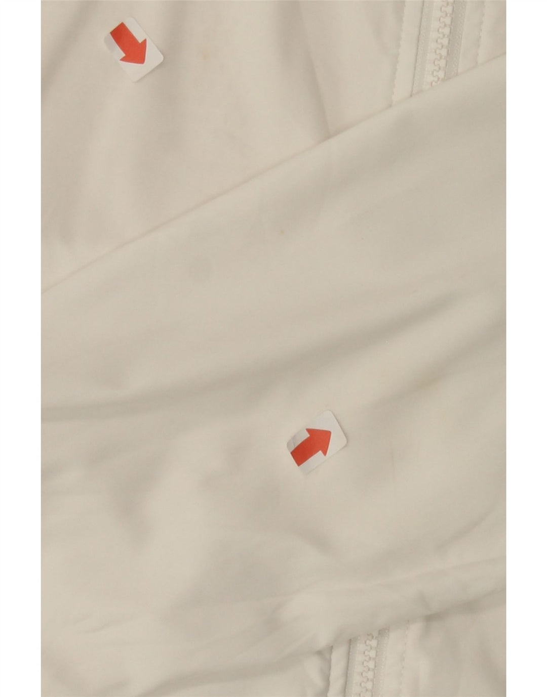 NIKE Womens Graphic Crop Tracksuit Top Jacket UK 14 Medium Off White Vintage Nike and Second-Hand Nike from Messina Hembry 