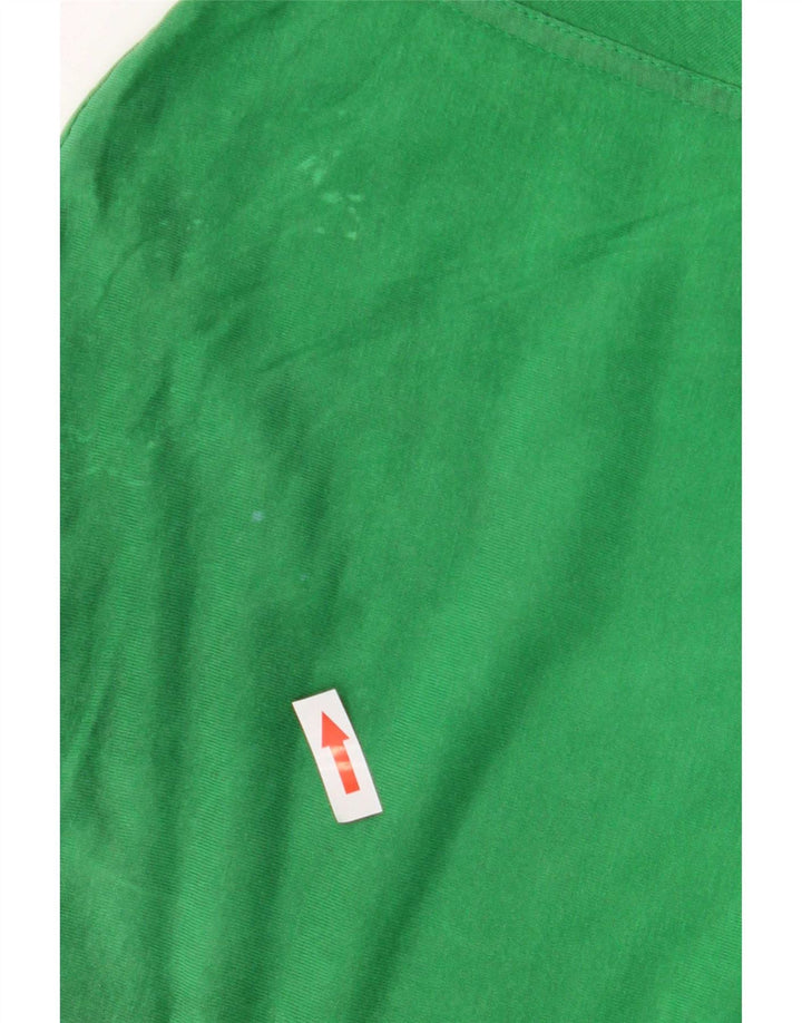 T-shirt grafica da uomo Umbro Top in cotone verde medio