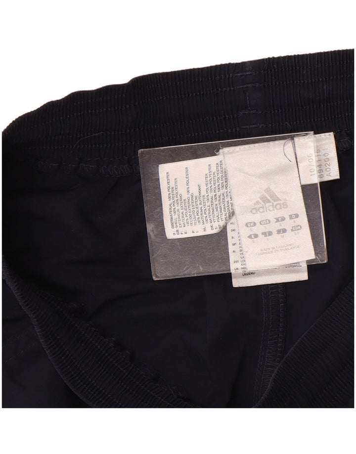 Pantaloncini sportivi da uomo Adidas piccoli in poliestere blu navy