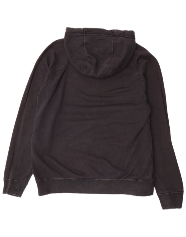 Felpa con cappuccio grafica Nike da uomo grande in cotone nero