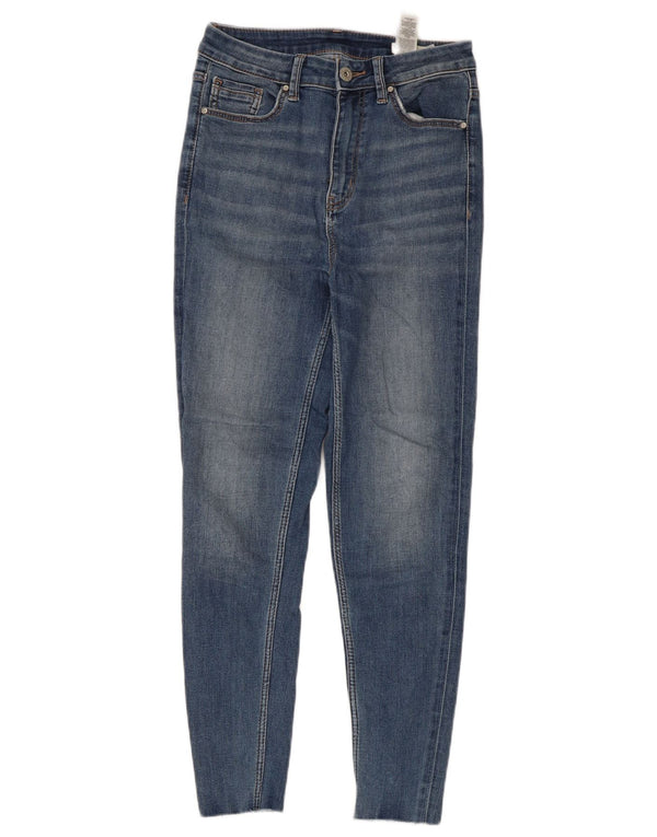 Jeans skinny Ivy da donna Marks & Spencer UK 8 piccoli W26 L26 cotone blu