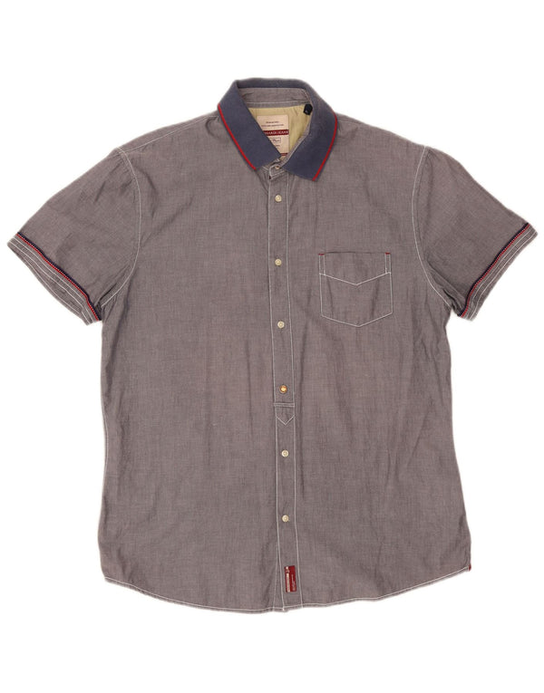 Camicia Trussardi Uomo Manica Corta XL Grigia