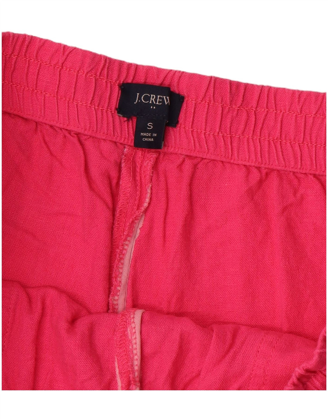 J. CREW Pantaloncini casual da donna piccoli W26 lino rosa