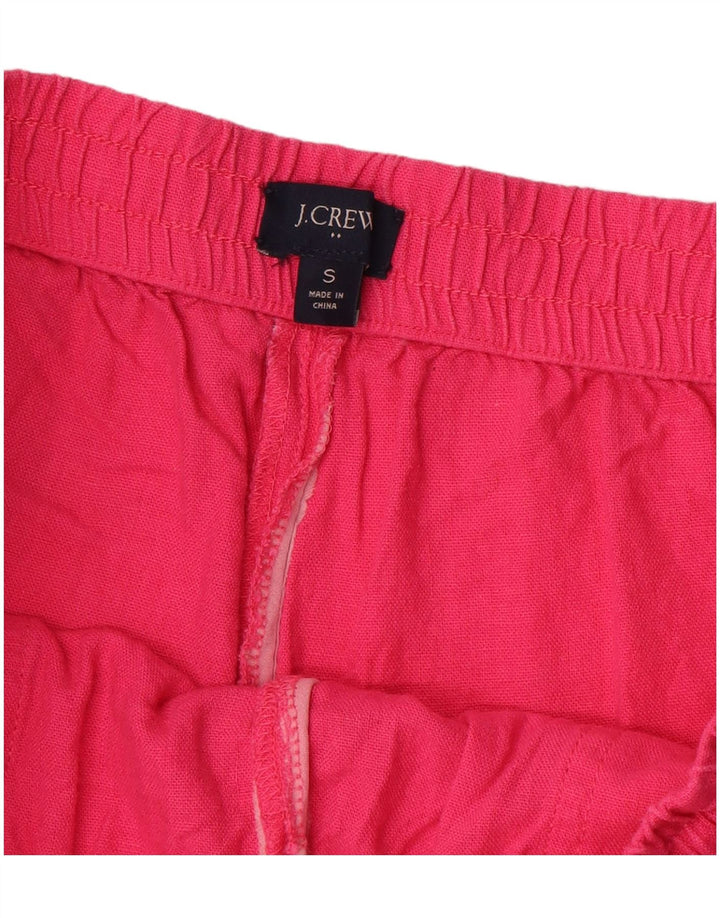 J. CREW Pantaloncini casual da donna piccoli W26 lino rosa