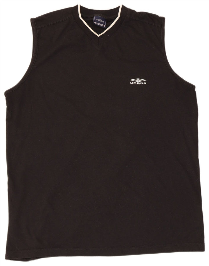 Canotta da uomo Umbro XL Sport in poliestere nero
