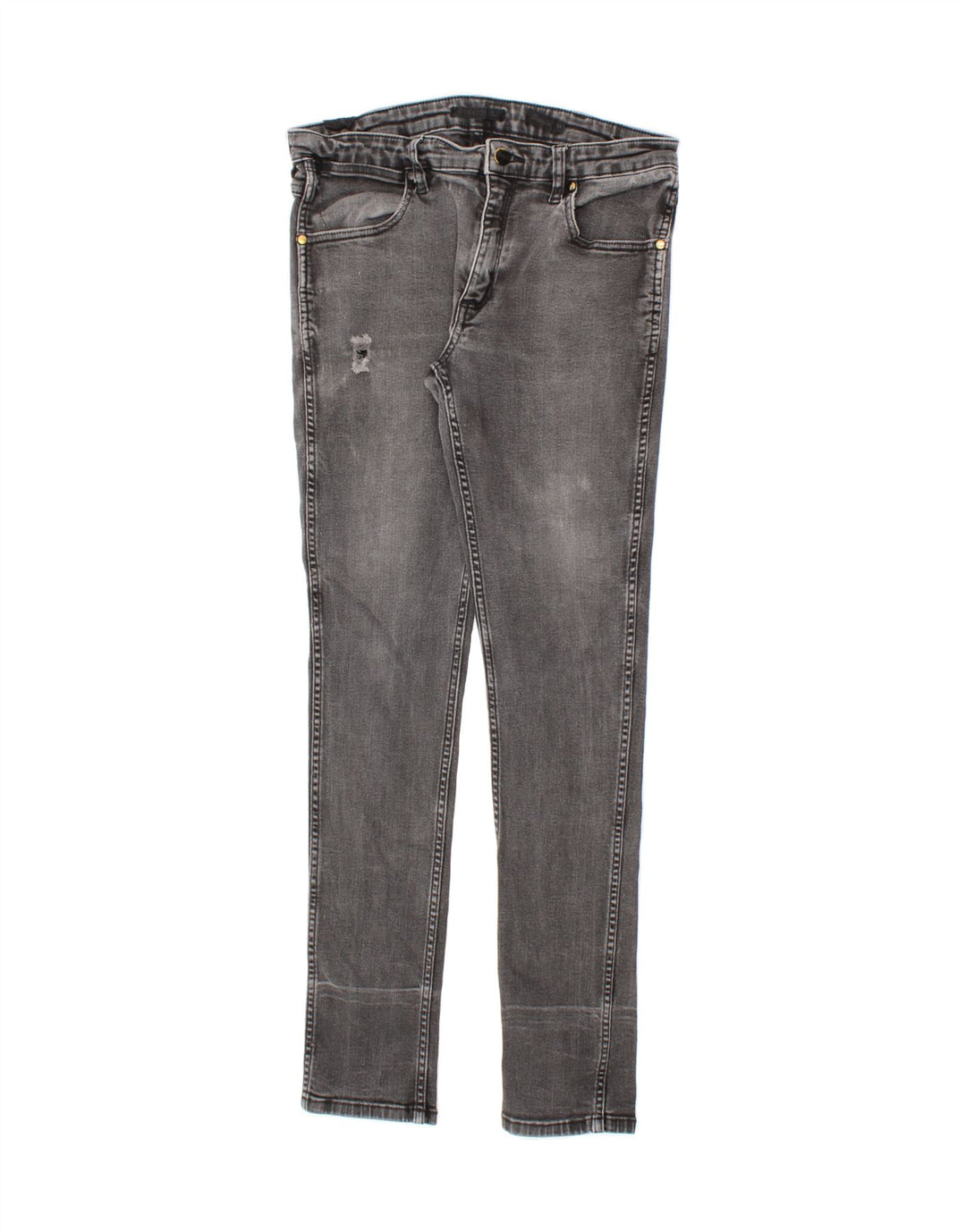 WRANGLER Womens Skinny Jeans W34 L29  Grey Cotton Vintage Wrangler and Second-Hand Wrangler from Messina Hembry 