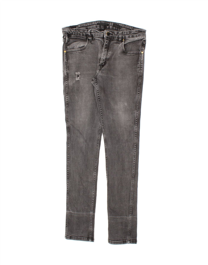 WRANGLER Womens Skinny Jeans W34 L29  Grey Cotton Vintage Wrangler and Second-Hand Wrangler from Messina Hembry 