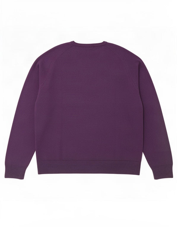 Maglione da uomo con scollo a V blu Harbour Marks & Spencer viola medio