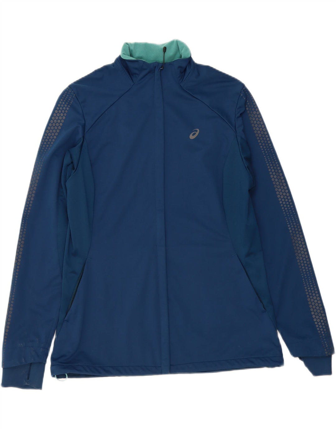 Giacca da ginnastica ASICS da donna UK 18 XL Blu navy